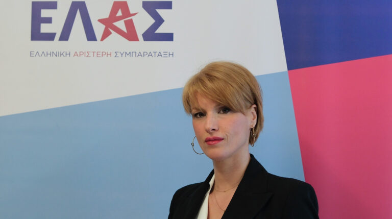 Η Θεώνη Κουφονικολάκου σε δημόσια παρέμβαση